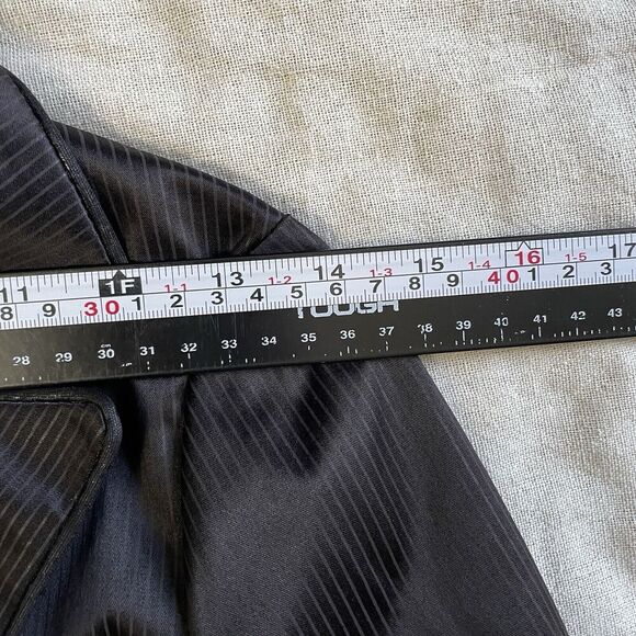 NISSHI by‎ Duse Victorian Vampire Blazer Women S/M 36 Black Satin Goth VTG Crop - Picture 6 of 13